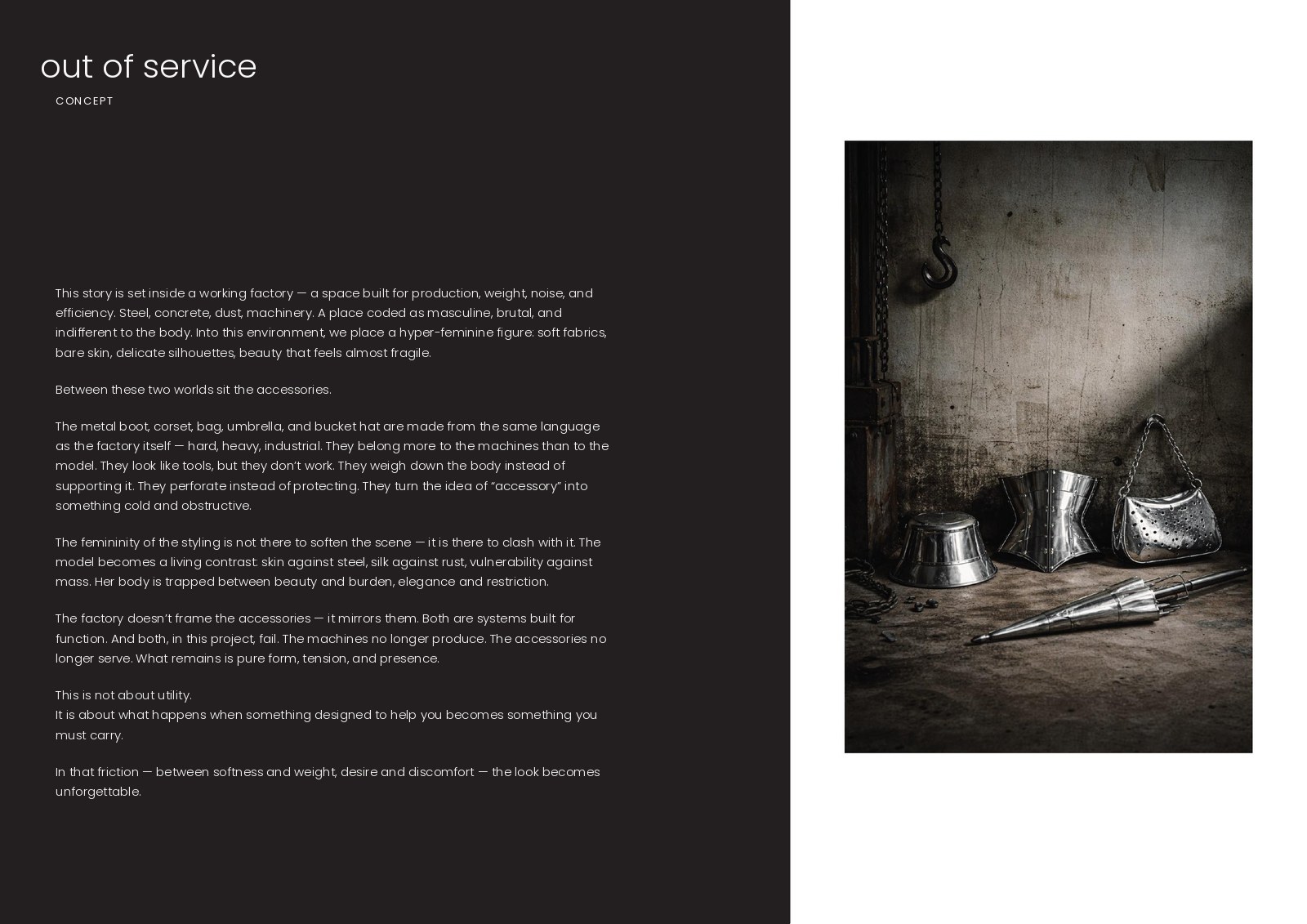 Useless Accessories — Out of Service — Creative direction & styling by Nazlı Can — frame 1 of 24