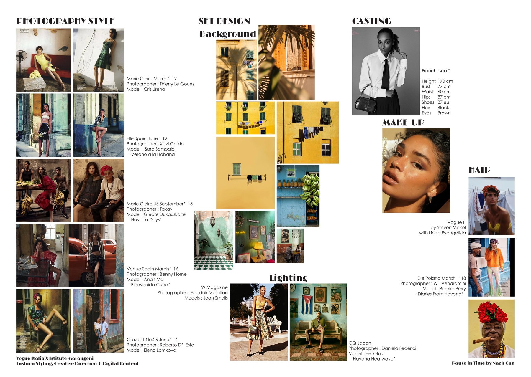 Pause in Time — Creative direction & styling by Nazlı Can — Photography, set, casting