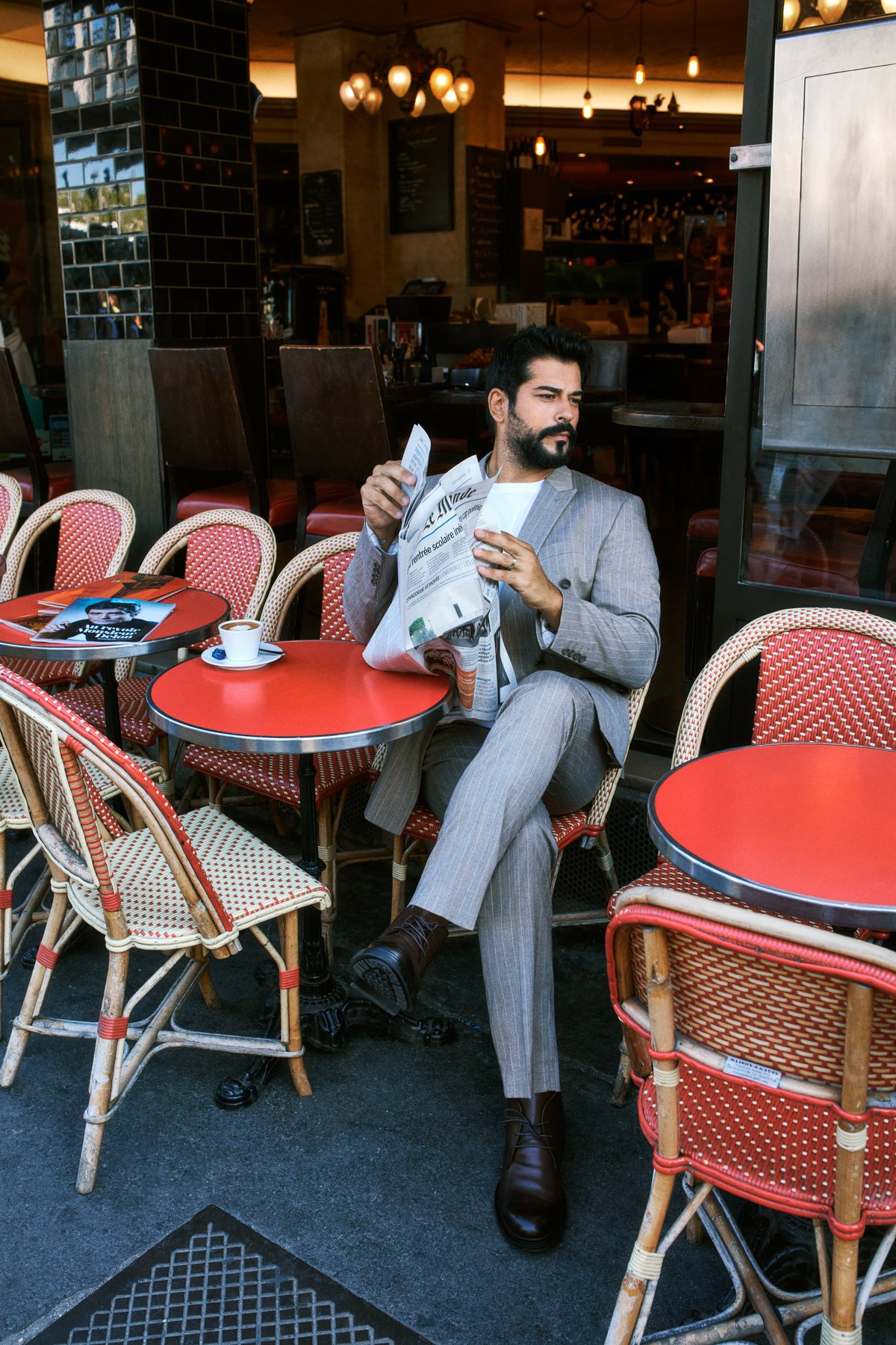 Altınyıldız Classics × Burak Özçivit FW24 — Styling by Nazlı Can — frame 6 of 12