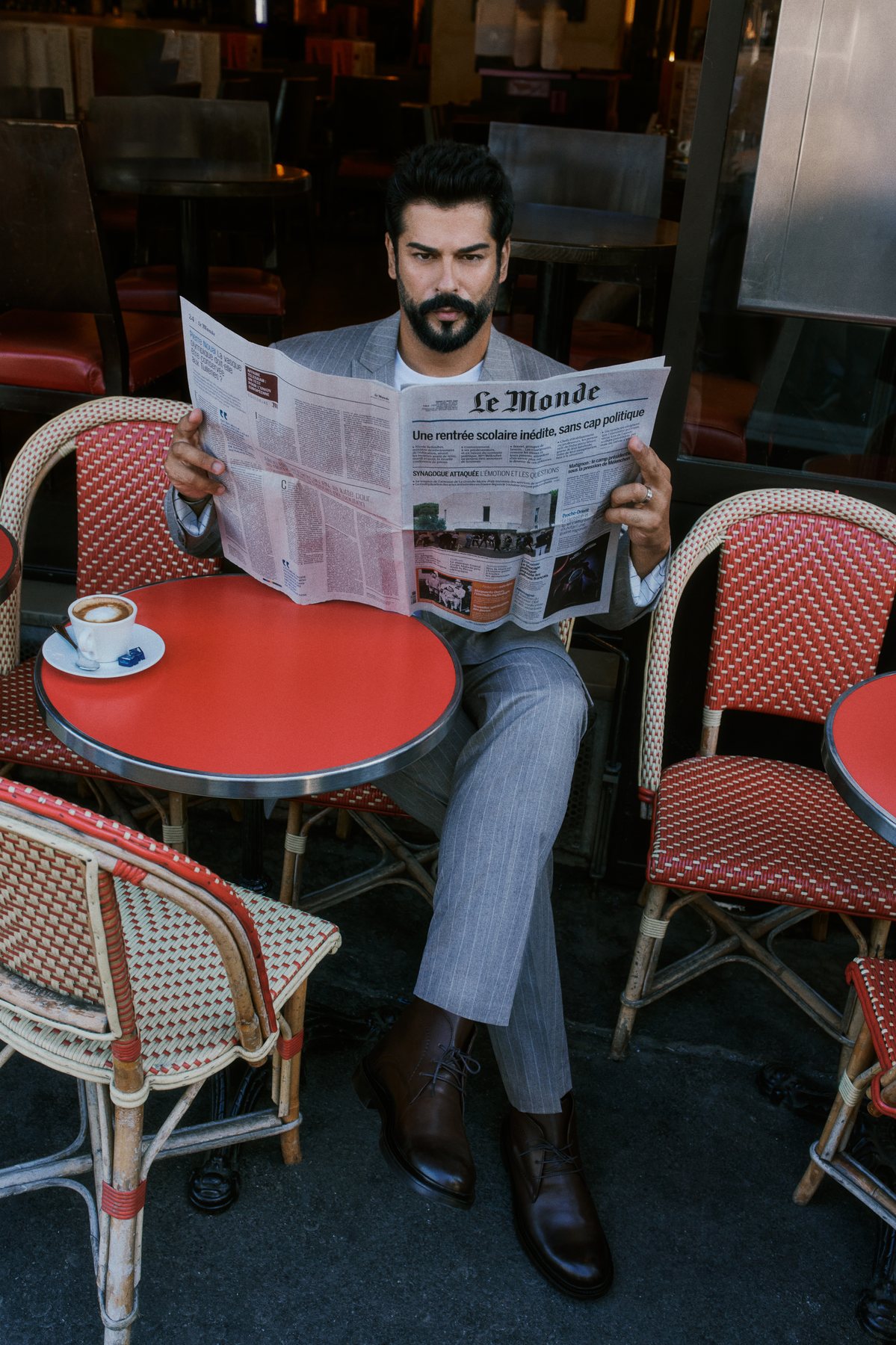 Altınyıldız Classics × Burak Özçivit FW24 — Styling by Nazlı Can — frame 3 of 12