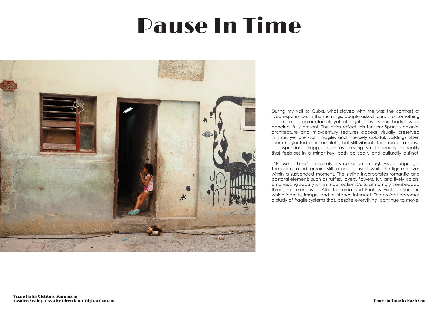 Pause in Time — Creative direction & styling by Nazlı Can — Concept