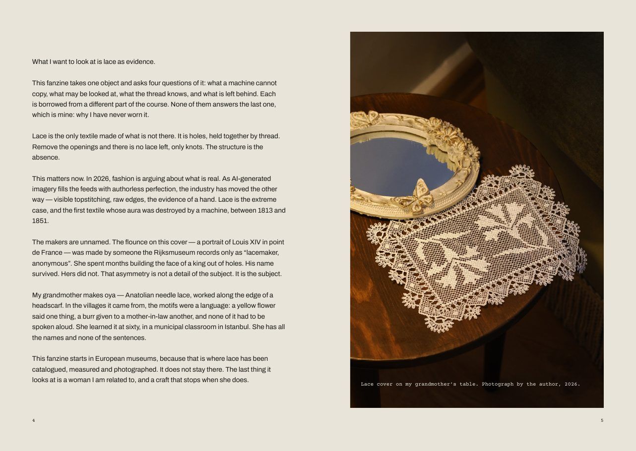 Speaking in Holes — Research, writing & editorial design by Nazlı Can — 01 — Evidence