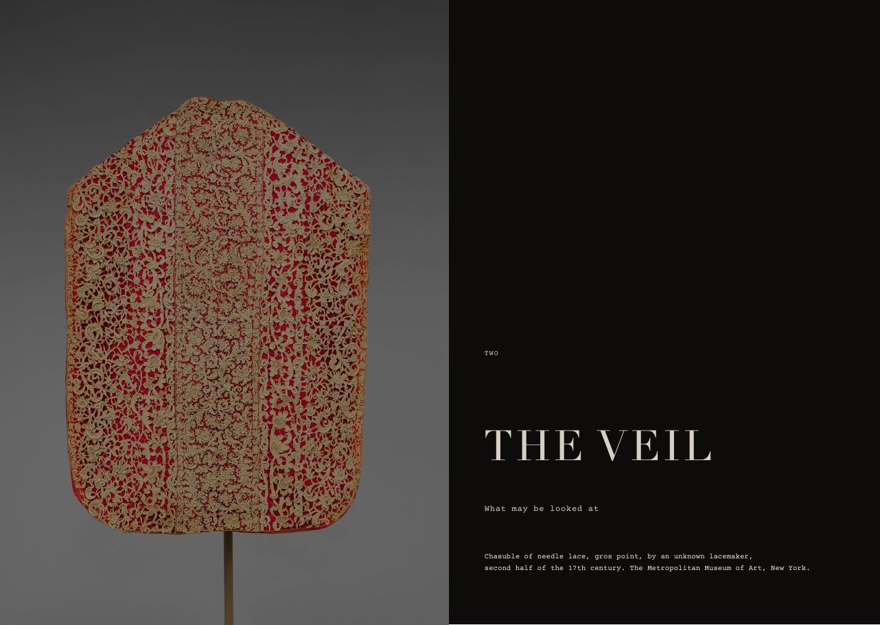 Speaking in Holes — Research, writing & editorial design by Nazlı Can — 04 — The veil