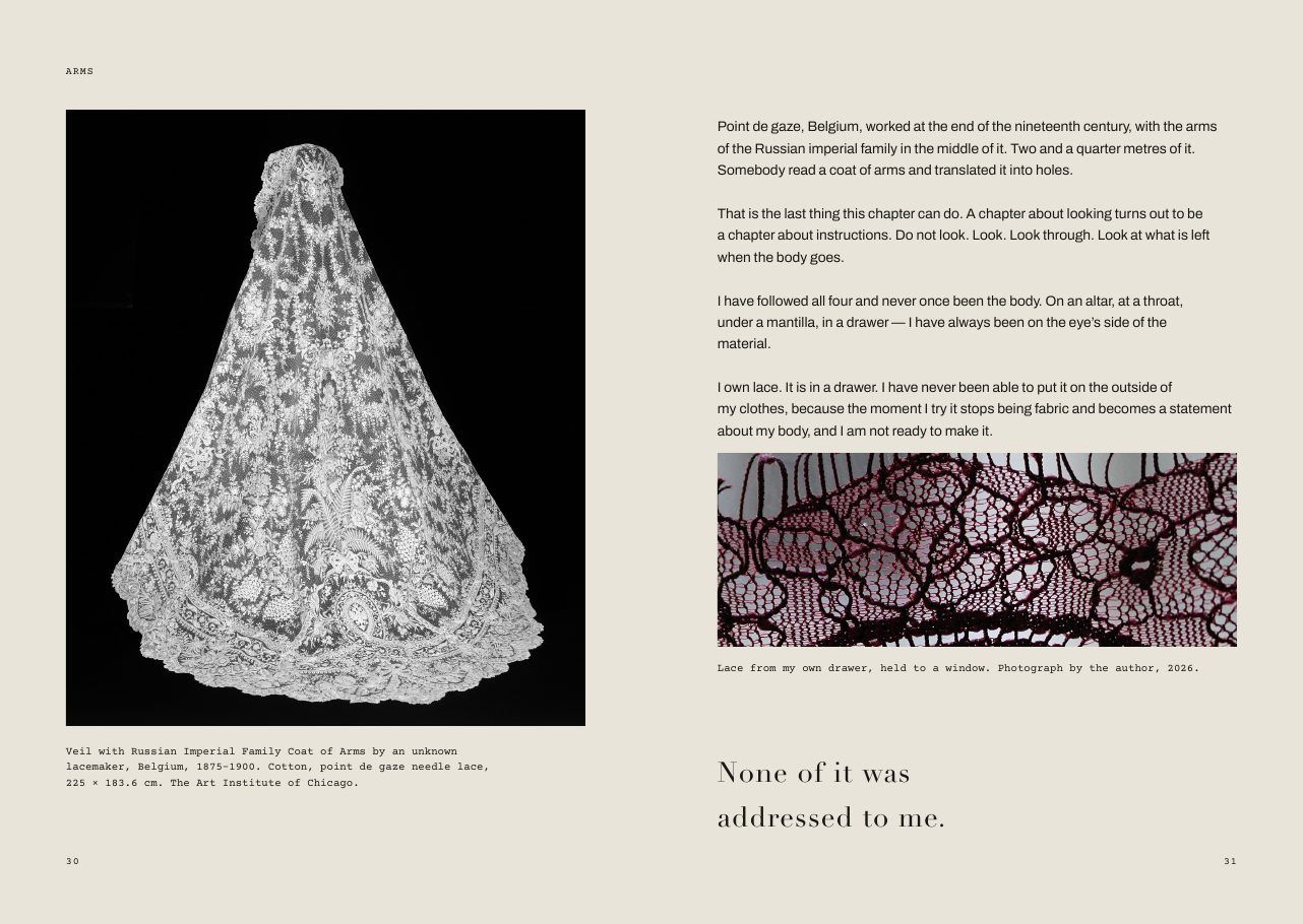 Speaking in Holes — Research, writing & editorial design by Nazlı Can — 06 — None of it was addressed to me