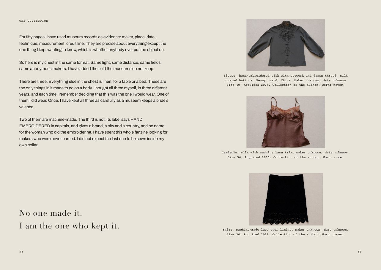 Speaking in Holes — Research, writing & editorial design by Nazlı Can — 12 — The collection