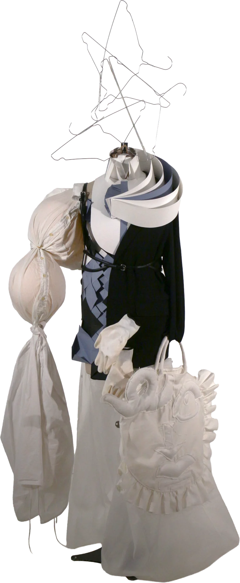 Mannequin Challenge — Concept, styling & manipulation by Nazlı Can — Rebel — PicassoWire hangers · tailoring · calico