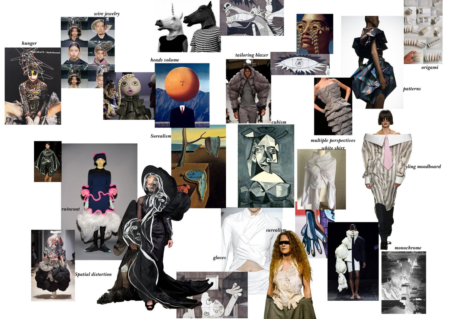 Mannequin Challenge — Concept, styling & manipulation by Nazlı Can — Styling moodboard